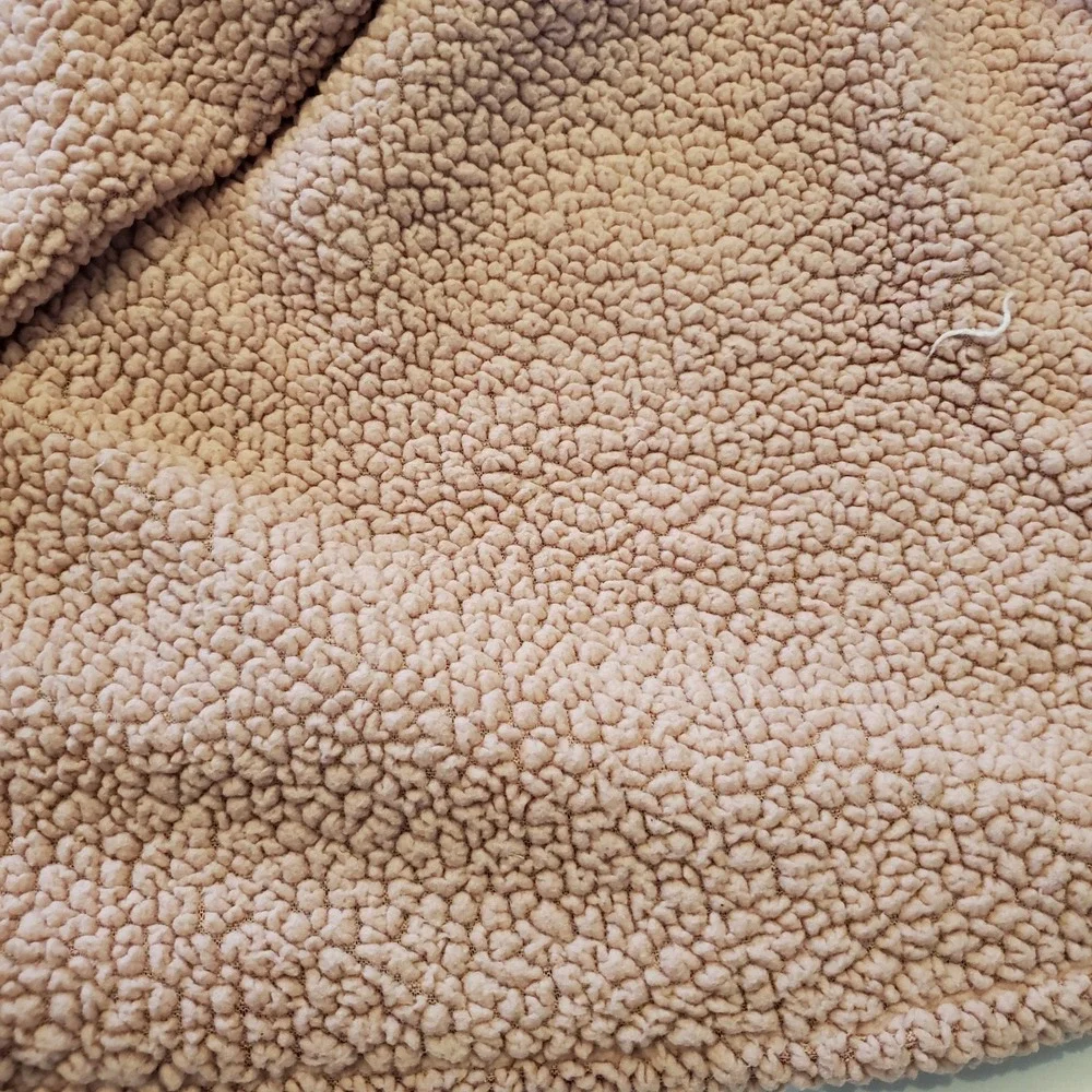 Le Bebe‎ Favorite Baby Blanket Blue Spring Pink Flowers Lovey Plush Sherpa